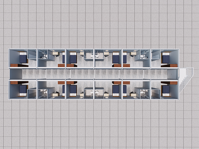 Korejska spavaonica zaposlenika Quick Shared Container Room